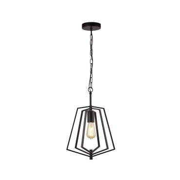 Searchlight Slinky - Pendelleuchte - 30 x 30 x 95 cm - mattschwarz