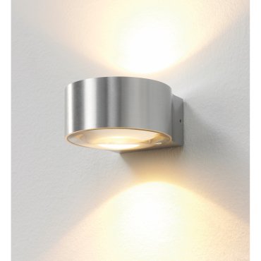 Artdelight Hudson - Wandleuchte - 10,5 x 11,8 x 6,5 cm - 2 x 4W dimmbare LED inkl. - IP54 - Aluminium