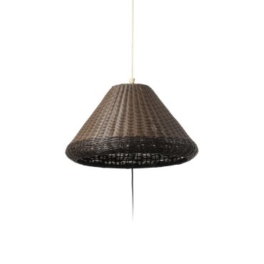 Faro Saigon - tragbare Lampe mit Stecker - Ø 19 x 38 cm - IP65 - hellbraun