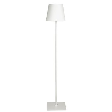 VK Lighting Colum - Außen-Stehleuchte mit Stecker - Ø 28 x 150 cm - IP54 - weiß