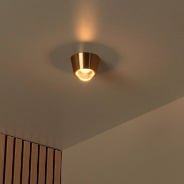Lucide Rigon - Deckenleuchte - Ø 9 x 6,6 cm - 7W LED inkl - gold