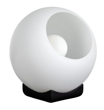 ETH Orb Opal - tischleuchte - Ø 20 x 21 cm - schwarz und weiß