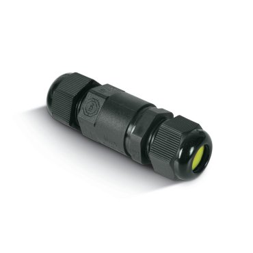 ONE Light - wasserdichte Kabelbox 1 in / 1 out - IP67 - schwarz