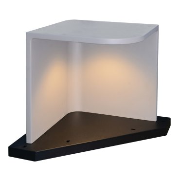 VK Lighting Trigono - Sockelleuchte - 55 x 55 x 49 cm - 6.5W LED inkl. - IP65 - grau