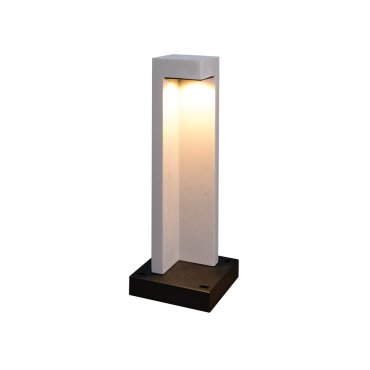 VK Lighting Trigono - Gartenleuchte - 18 x 18 x 49 cm - 6.5W LED inkl. - IP65 - grau