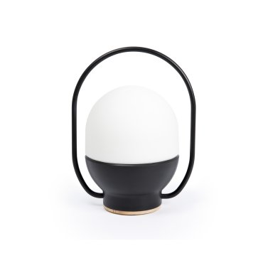 Faro Take Away - tragbare Lampe - Ø 11,8 x 20 cm - 1,5W LED inkl. - mattschwarz