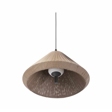 Faro Saigon - Hängeleuchte Kegelkappe - Ø 67 x 38 cm - IP65 - braun
