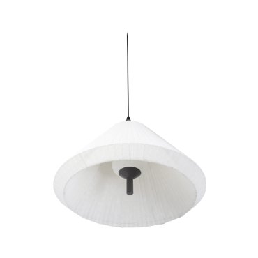Faro Saigon - Hängeleuchte Kegelkappe - Ø 67 x 38 cm - IP65 - matt weiß
