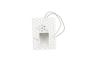 Projectlight Blanche - Wandeinbauleuchte - 8 x 11 cm - 1W dimmbare LED inkl. - weiß