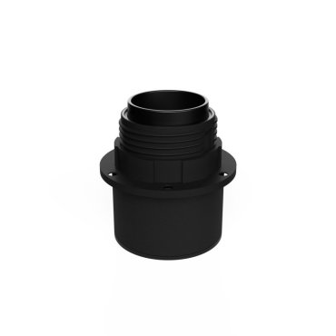 Creative Cables - wasserdichte E27 Lampenfassung für Lampenschirme - IP44 - schwarz