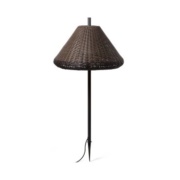 Faro Saigon - Bodenstrahler auf Erdspieß mit Stecker - Ø 68 x 137 cm - IP65 - braun