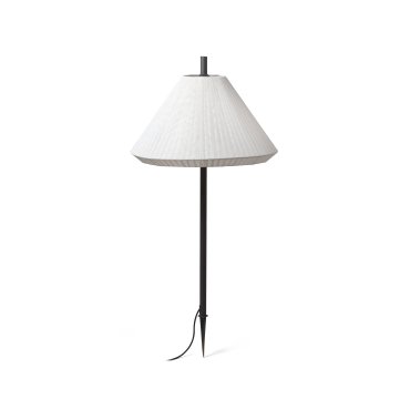 Faro Saigon - Bodenspot auf Erdspieß mit Stecker - Ø 67 x 137 cm - IP65 - matt weiß