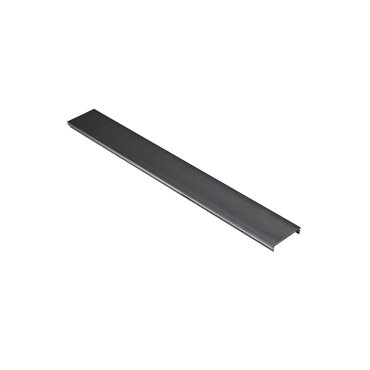 VK Lighting - Abdeckung/Abdeckplatte für Magnetprofil - 100 x 3,8 x 0,8 cm - schwarz
