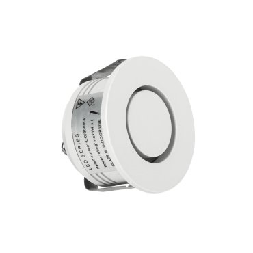 VK Lighting Nyta Round - Wandleuchte - Ø 3,5 x 2,5 cm - 1W LED inkl. -Weiß
