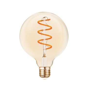VK Lighting Glühlampe - Ø 9,5 x 13,2 cm - E27 - 5W dimmbar - 2200K - amber