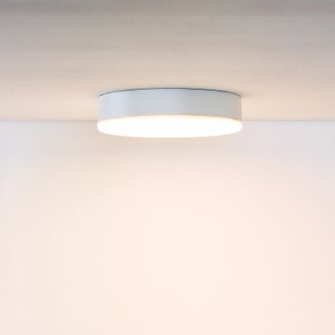 Lucide Ceres-LED - Badezimmer-Deckenleuchte - Ø 21,5 x 5 cm - 30W dimmbare LED inkl - IP44 - weiß