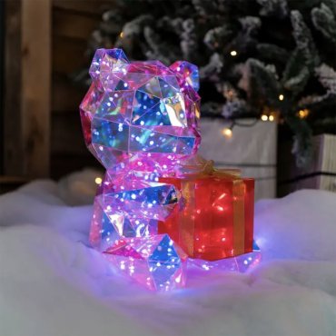 Konstsmide Diamant Teddy - Tischlampe - 30 x 37 x 40 cm - mehrfarbig