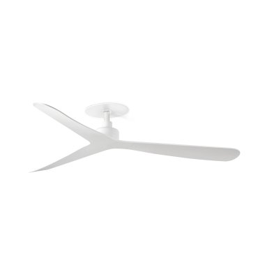 Faro Rocker M - Deckenventilator mit Einbaufassung - Ø 132 cm - matt weiß