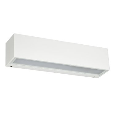 VK Lighting Desmi - Außenwandleuchte - 25 x 6 x 6 cm - 7W LED inkl - IP65 - weiß