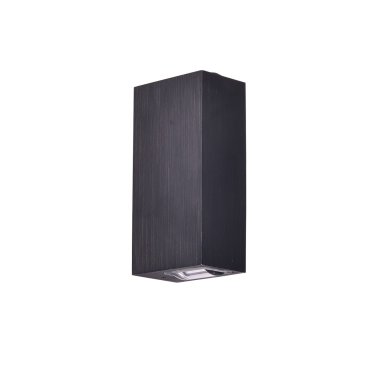 VK Lighting Spathi - Wandleuchte - 4 x 7 x 12 cm - 6W LED inkl - IP54 - schwarz