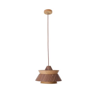 Maxlight Kioto - Hängeleuchte - Ø 34 x 175 cm - hell- und dunkelbraun