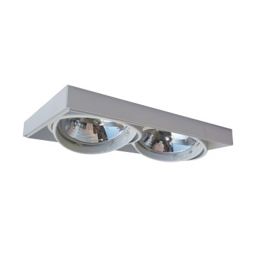 Zuma Line Oneon DL 111-2 - Einbaustrahler 2L - 299 x 156 mm, 300 x 157 mm Einbaumaß - weiß