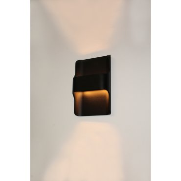 Artdelight Dallas - Wandleuchte - 16 x 7,8 x 24 cm - 2 x 8W dimmbare LED inkl. - IP65 - schwarz