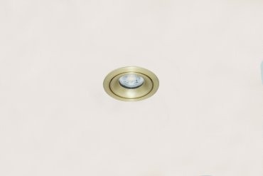 Artdelight Alice - Einbaustrahler - Ø 90 mm, Ø 83 mm Einbaugröße - matt gold