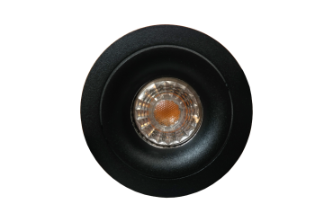 Artdelight Alice - Einbaustrahler - Ø 90 mm, Ø 83 mm Einbaumaß - schwarz