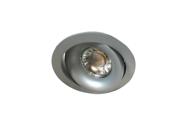 Artdelight Alice - Einbaustrahler - Ø 90 mm, Ø 83 mm Einbaugröße - grau
