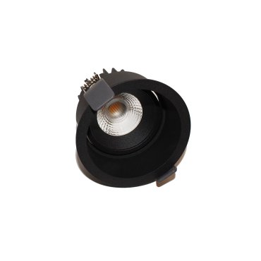 Artdelight Ribs - Einbaustrahler - Ø 90 mm, Ø 83 mm Einbaumaß - 10W dimmbare LED inkl. - IP44 - schwarz