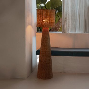 New Garden Grace 140 Nature - Stehleuchte  - Ø 37 x 137 cm - IP54 - Rattan