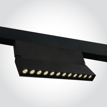 ONE Light Magnetschienensystem MINI &amp; MIDI - neigbar linear - Schienenspot - 24,8 x 2,5 x 12 cm - 20W LED inkl. - schwarz