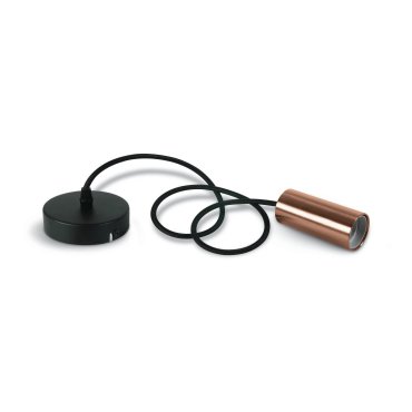 ONE Light E27 Pendelleuchte Tubes - Hängeleuchte - Ø 4,2 x 209,5 cm - Kupfer