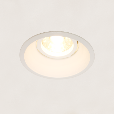 Artdelight Candice - Einbaustrahler - Ø 85 mm x Ø 75 mm Einbaumaß - weiß
