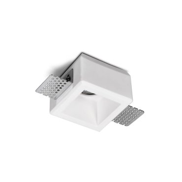 Artdelight Toure - Einbaustrahler - 80 x 80 mm, 83 x 83 mm Einbaumaß - weiß