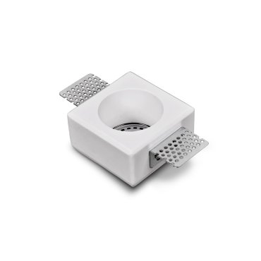 Artdelight Henry - Einbaustrahler - 80 x 80, 83 x 83 mm Einbaumaß - weiß