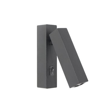 VK Lighting Obo - Wandleuchte - 3 x 7,2 x 14,5 cm - 3W LED inkl - schwarz
