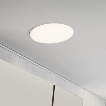 Nova Luce Perfect Profile Trimless - Einbaustrahler - Ø 440 mm, 420 mm Einbaumaß - 24W dimmbare LED inkl. - 3000K - weiß