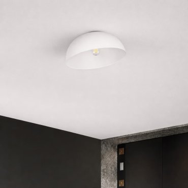 Nova Luce Onia - Deckenleuchte - Ø 40 x 25 cm - Sand Weiß