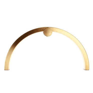Maxlight Trio Arc - Wandanbauleuchte - 60 x 11 x 30 cm - 16W LED inkl - IP44 - gebürstetes Gold