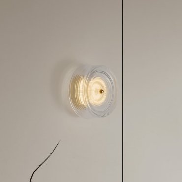 Nova Luce Keros - Wandleuchte - Ø 16 x 9,6 cm - 6W LED inkl. - Platin Gold