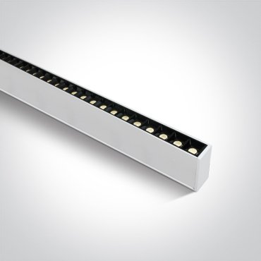 ONE Light LED Linear Profiles - Decken-/Hängelampe - 130 x 7 x 3,5 cm - einstellbare Helligkeit 20W/30W/40W LED inkl. - weiß - einstellbare Lichtfarbe