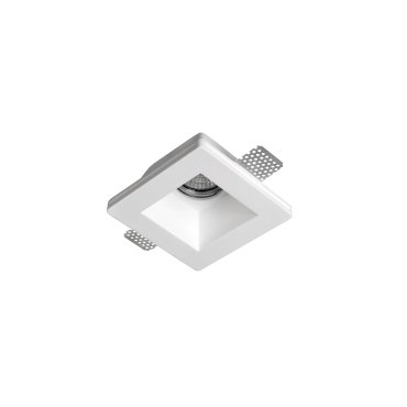 Artdelight Cygan - Einbaustrahler - 120 x 120 mm, 123 x 123 mm Einbaumaß - weiß