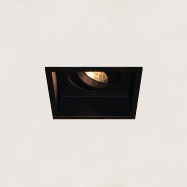 Artdelight Rex - Einbaustrahler - 92 x 92 mm, 83 x 83 mm Einbaumaß - schwarz