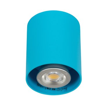 VK Lighting Simio - Aufbaustrahler - Ø 8 x 9,5 cm - hellblau