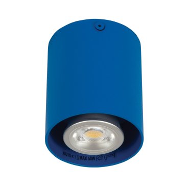 VK Lighting Simio - Aufbaustrahler - Ø 8 x 9,5 cm - blau