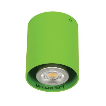 VK Lighting Simio - Aufbaustrahler - Ø 8 x 9,5 cm - grün