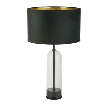 Searchlight Oxford - Tischleuchte - Ø 40 x 51 cm - schwarz, gold und grün