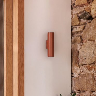 Faro Stan - Wandleuchte - 6 x 7,2 x 22,5 cm - Terracotta